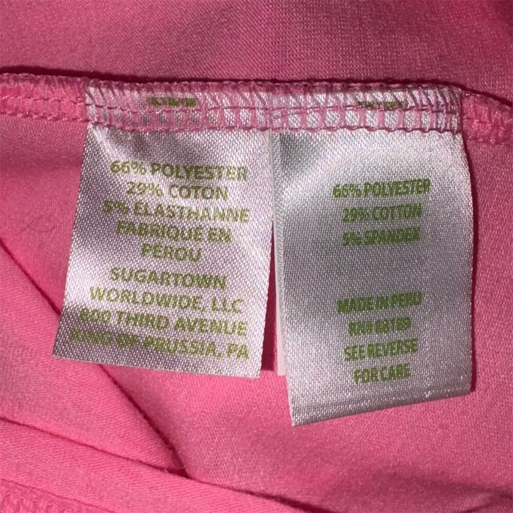 🚫SOLD🚫 Lilly Pulitzer Women's Rexa Square Neck Stretch Pink Short Sleeve Top - Picture 6 of 8
